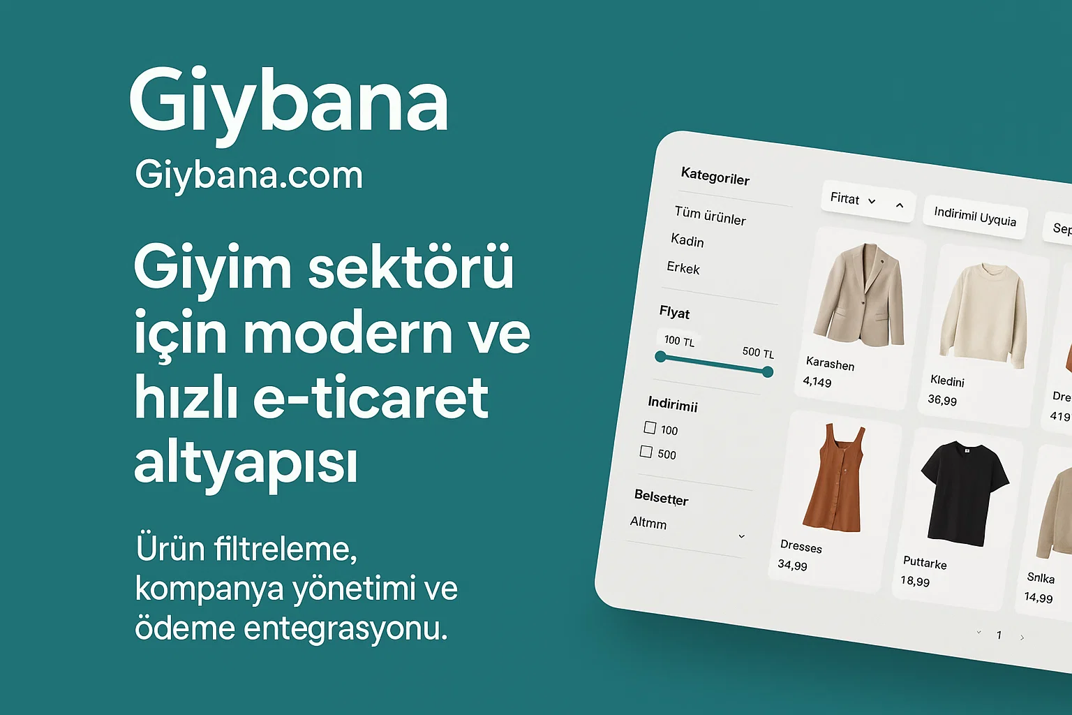 Giybana E-Ticaret Sitesi
